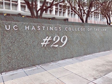 UC Law SF moved up two places from last year's NLJ ranking.