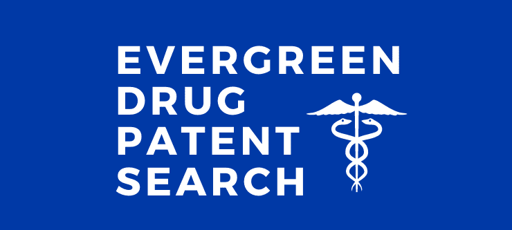 logo for evergreen drug patent database