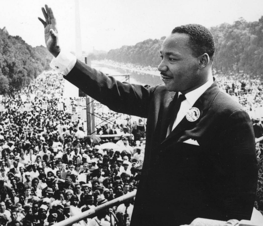 Martin Luther King, Jr. at the Washington Mall